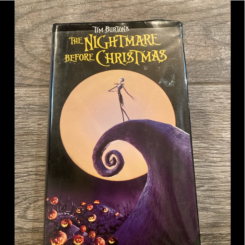 Tim Burton’s VHS Disney The Nightmare before Christmas